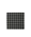 Burberry Checkered Cashmere-blend Scarf In Black