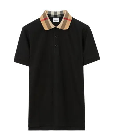 BURBERRY BURBERRY CHECKED SHORT-SLEEVED POLO SHIRT