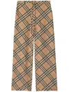 Burberry Nova Check Silk Pyjama Trousers In Sandipchck