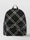 Burberry Checkered Fabric Embroidered Backpack