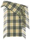 Burberry Check Cashmere Happy Scarf In Neutrals