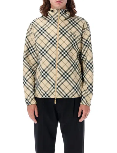 BURBERRY BURBERRY CHECKERED HOODED REVERSIBLE JACKET