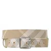 Burberry Checkered Pattern Belt