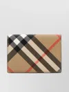 Burberry Checkered Pattern Compact Foldable Card Holder