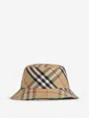 BURBERRY BURBERRY CHECKERED PATTERN FISHERMAN HAT