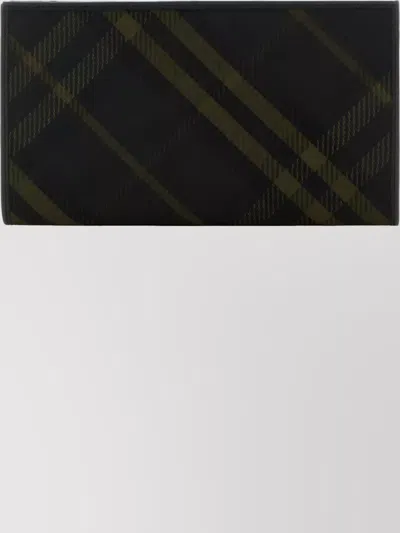Burberry Checkered Pattern Rectangular Shape Compact Wallet