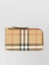 Burberry Checkered Pattern Wallet And Cardholder