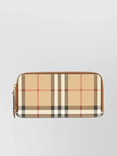 Burberry Checkered Pattern Wallets And Cardholders