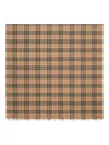Burberry Checkered Scarf In Neutrals