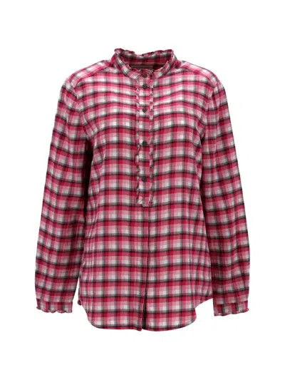 Pre-owned Burberry Checkered Shirt In Red