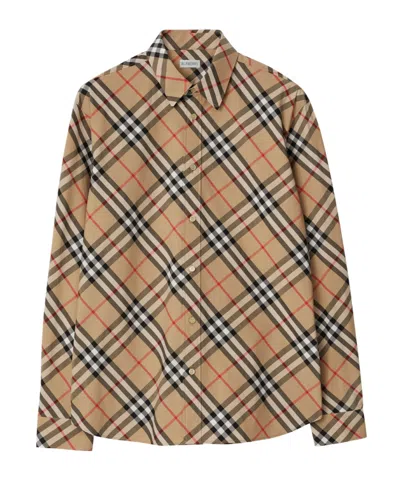 BURBERRY BURBERRY LONG SLEEVED CHECKED SHIRT
