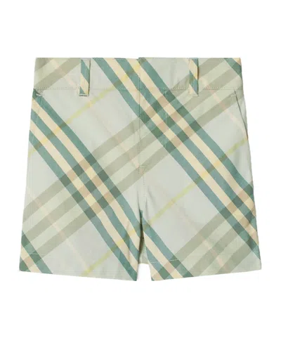 Burberry Checkered Shorts In Multi