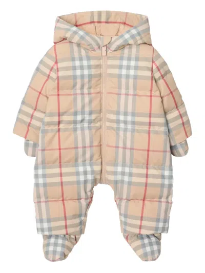 Burberry Babies' Checkered Snowsuit