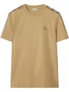 Burberry Cotton Short-sleeved T-shirt In Neutrals