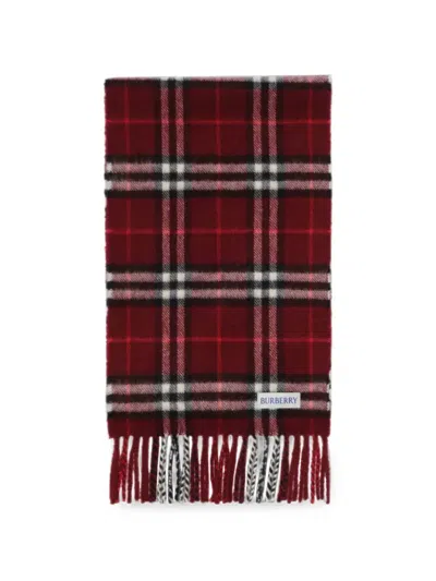 Burberry Kids' Check-pattern Scarf In Yellow