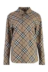 Burberry Check Pattern Wool Blend Shirt In Multi