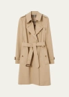 BURBERRY CHELSEA BELTED DOUBLE-BREASTED TRENCH COAT