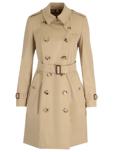 Burberry Chelsea Coats Beige In Brown