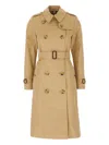 Burberry The Long Waterloo Heritage Trench Coat In Brown