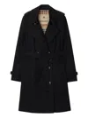 Burberry Mid-length Chelsea Heritage Trench Coat In Black