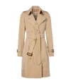 Burberry Chelsea Heritage Belted Trench Coat In Brown