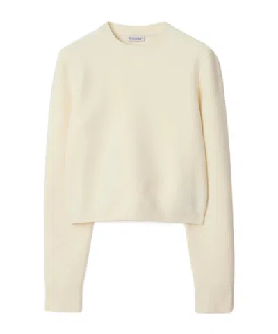 BURBERRY CHENILLE-TEXTURE JUMPER