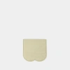 Burberry Mini Chess Card Holder In Beige