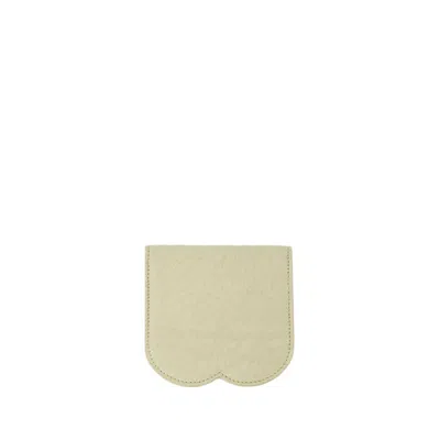 Burberry Chess Card Holder - Leather - Beige In Neutrals
