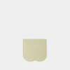 Burberry Mini Chess Card Holder In Beige