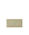 Burberry Chess Continental Leather Wallet In Nude
