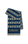 Burberry Chess Fair Isle Wool Scarf