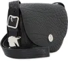 Burberry Chess Leather Crossbody Bag In Black