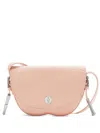 Burberry Chess Leather Satchel In Pink