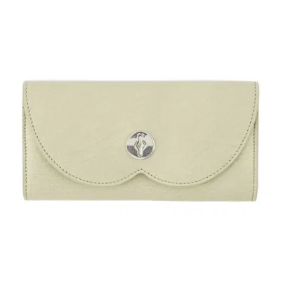 Burberry Women's Chess Long Wallet In White