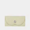 Burberry Chess Long Wallet In Beige