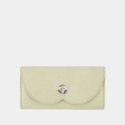 Burberry Women's Chess Long Wallet In White