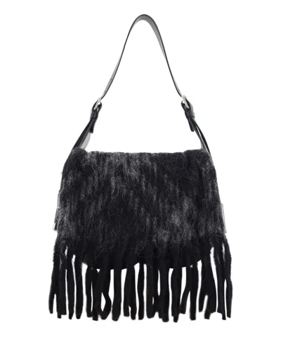 Burberry Chess Shoulder Bag In Black | ModeSens