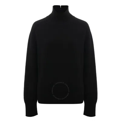 Burberry Chessie Ekd Wool Cashmere Turtleneck Sweater In Black