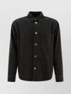 Burberry Button-up Cotton Jacket With Classic Collar