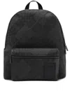 Burberry Chester Check Jacquard Backpack In Black