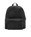 Burberry Chester Check Jacquard Backpack In Black