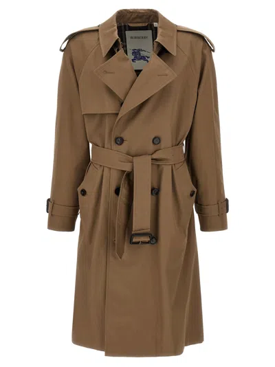 Burberry 'chestwood' Trench Coat In Brown