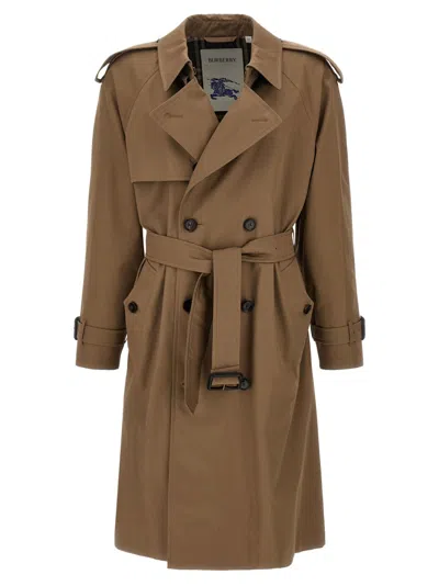 Burberry 'chestwood' Trench Coat In Brown