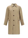 Burberry Men Chevington Reversible Cotton Coat In Brown