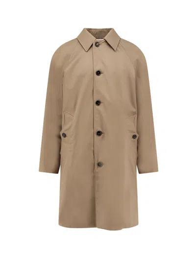 Burberry Chevington Reversible Cotton Coat In Neutral