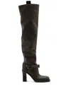 Burberry Leather Soft Stirrup Over-the-knee Boots 85 In C1170