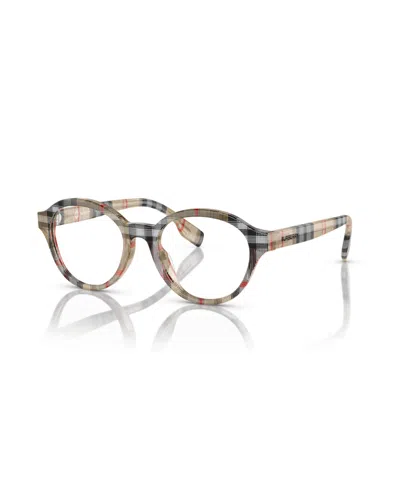 Burberry Kids' Child Eyeglasses, Jb2006 In Brown