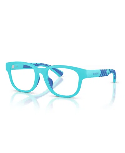 Burberry Kids' Child Square Eyeglasses, Jb2017u In Blue