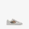 Burberry Kid Vulcansed Trainr In Sand