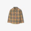 Burberry Kids Kids Shirt In Brown